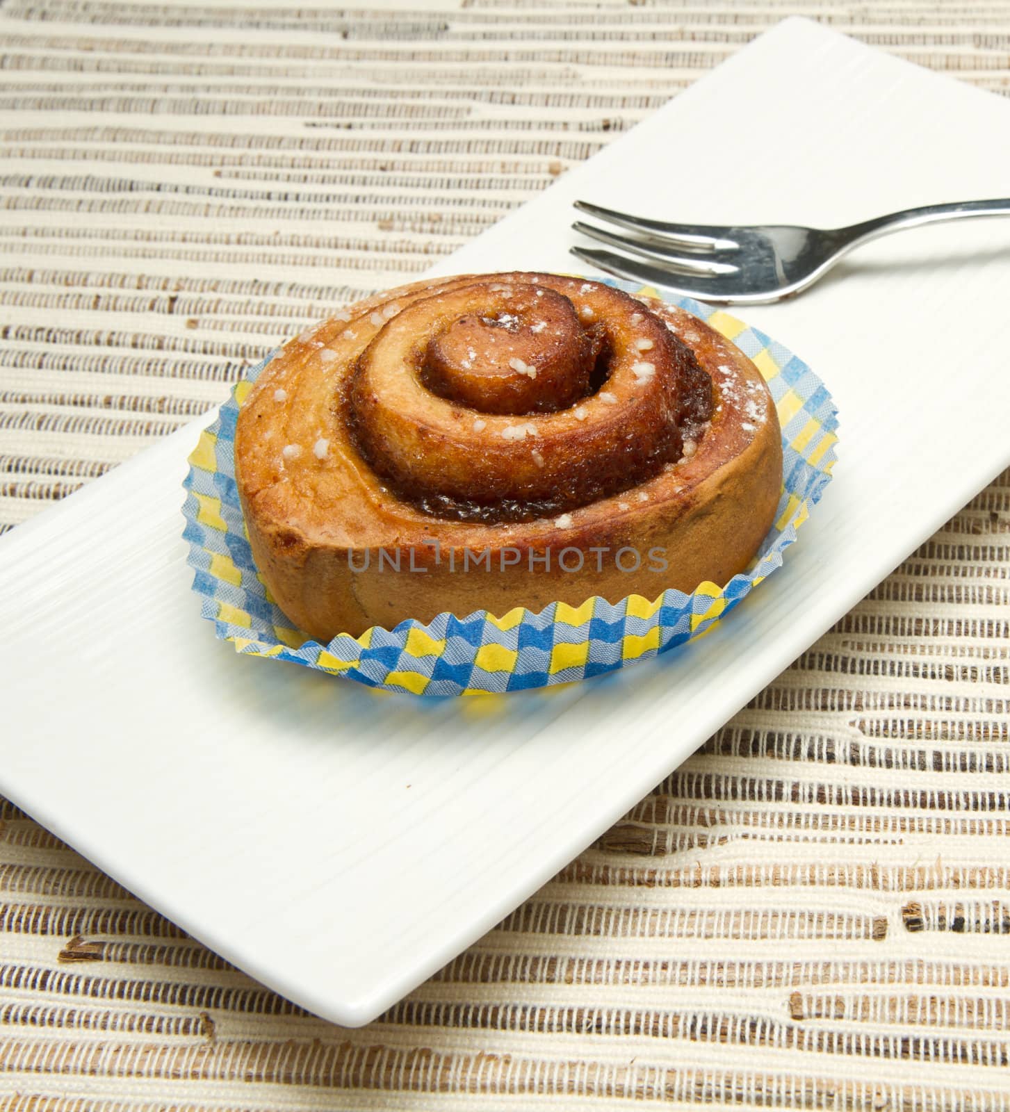 delicious  pastries with chocolate and cinnamon