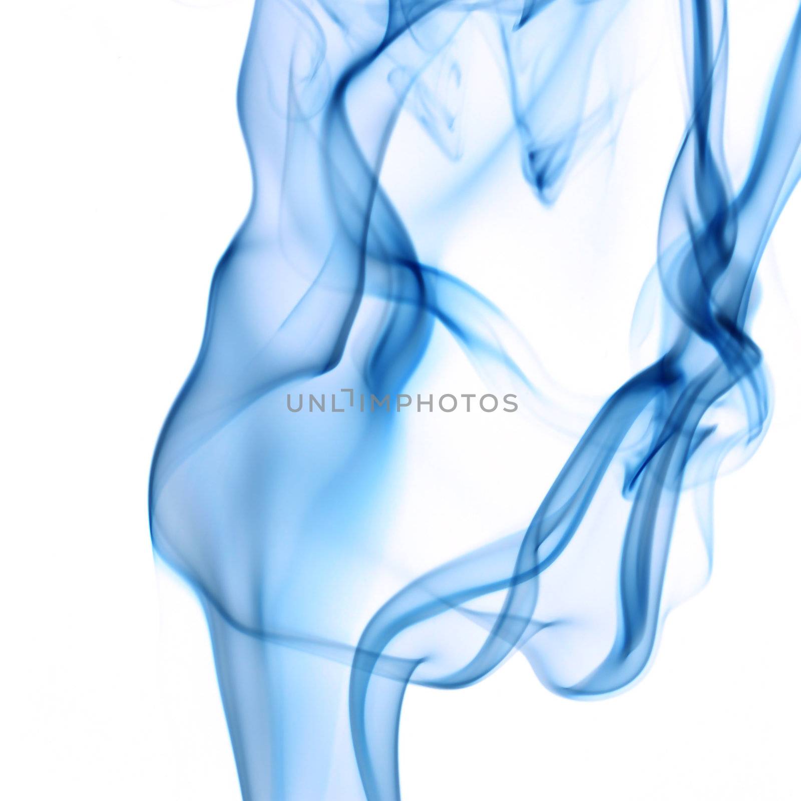 blue smoke abstract background close up