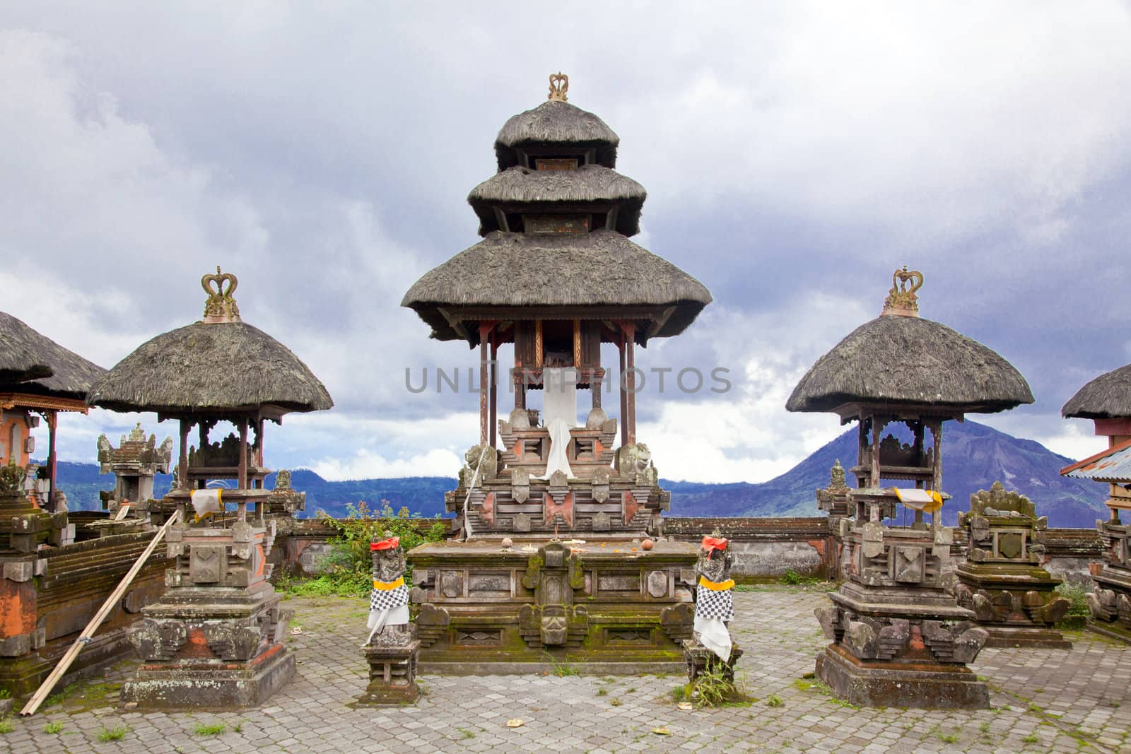 Baliness Style Temple in Bali Indonesia