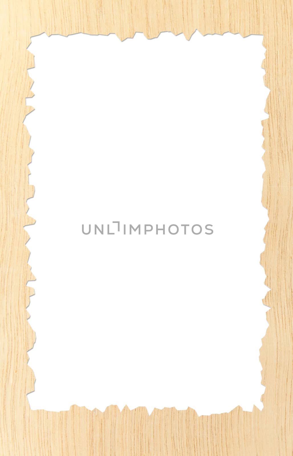 Pattern of carved frame on white background