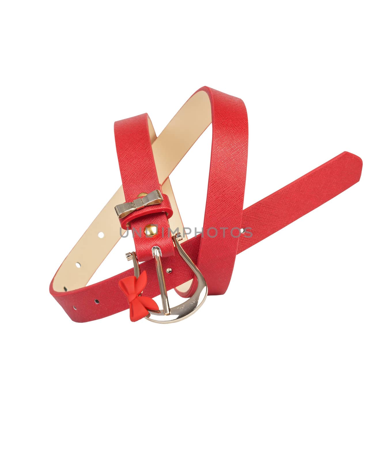 red leather belt by FrameAngel