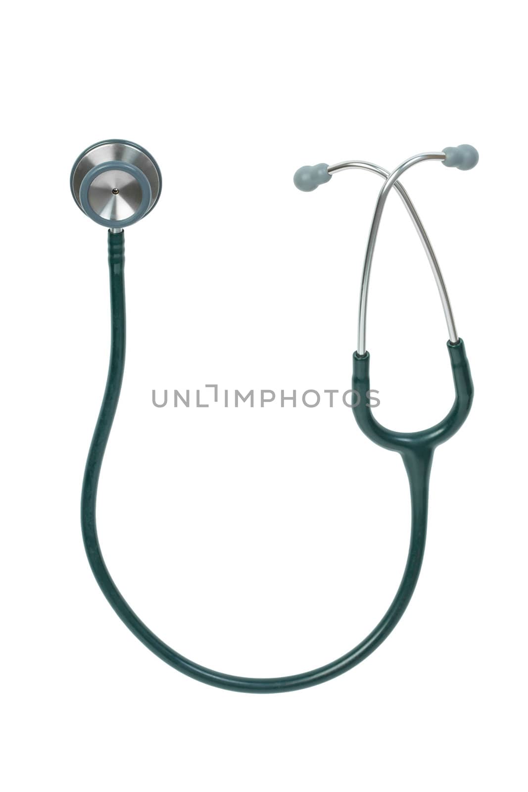 stethoscope isolated on white  by FrameAngel