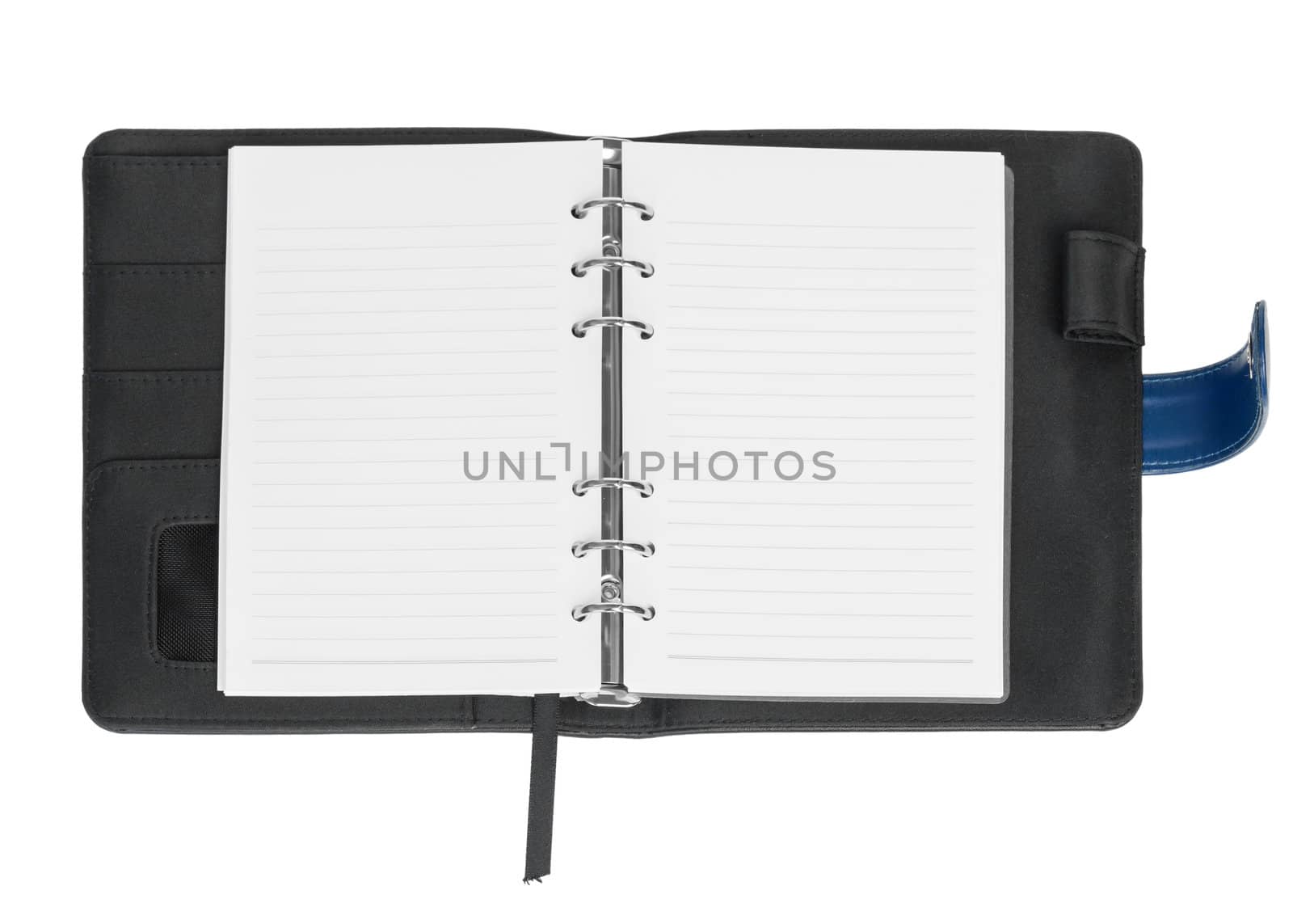 open blank page note book