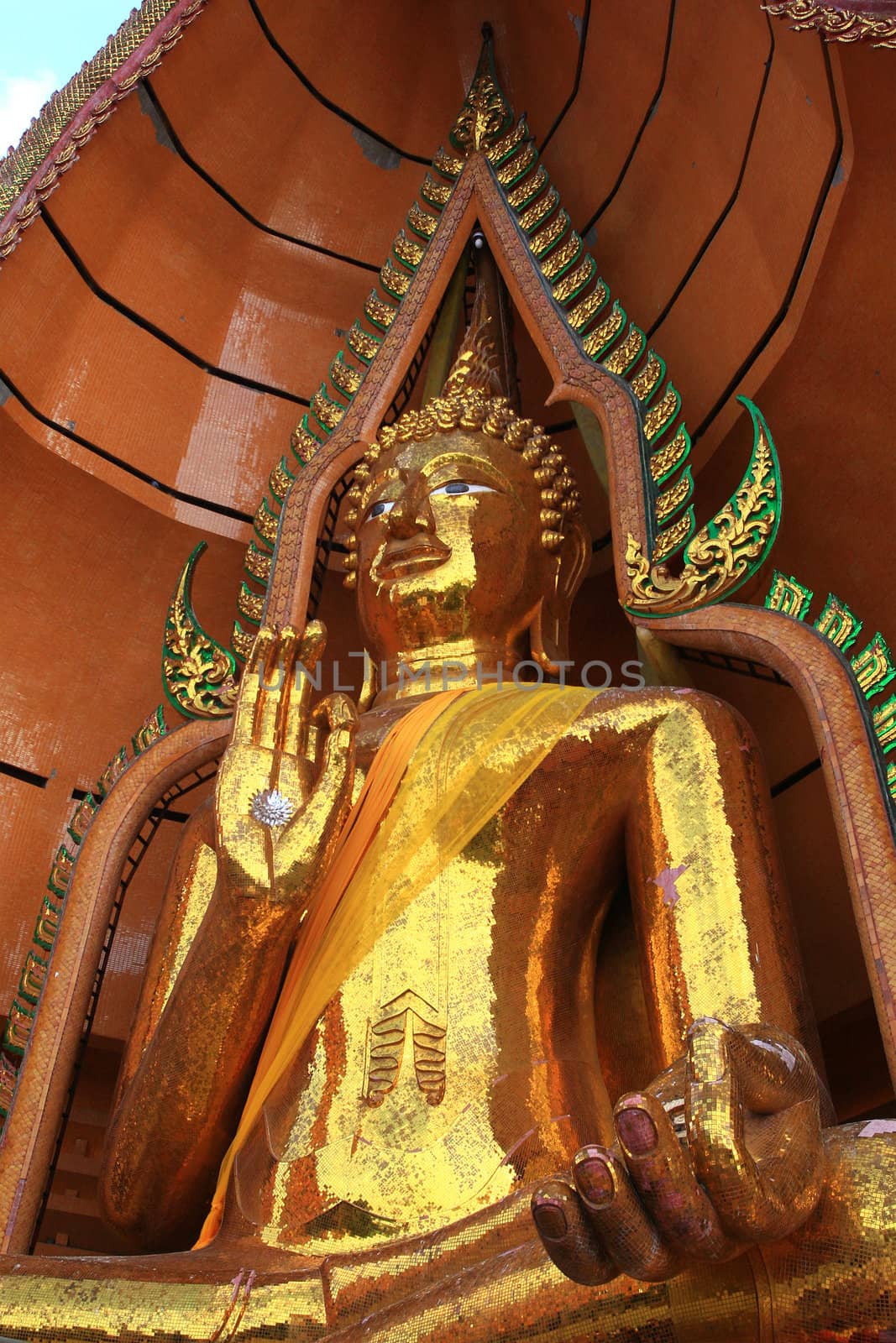 A Sitting Buddha Statue