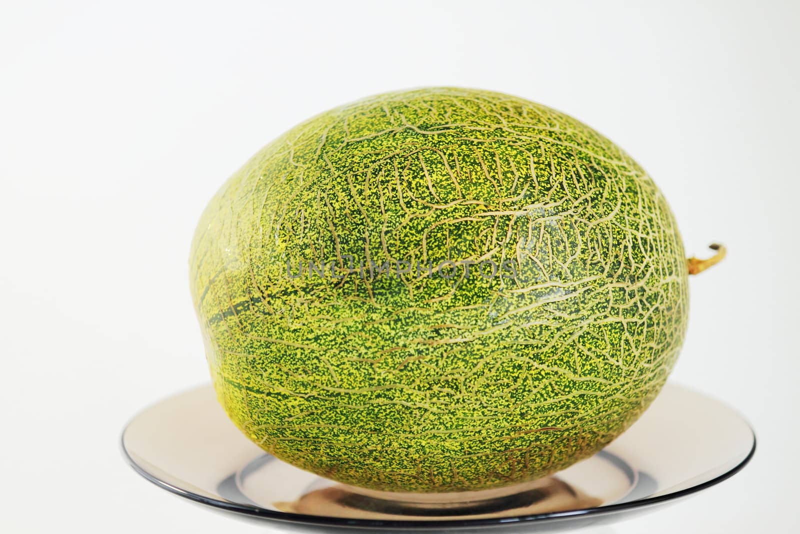 melon  on a white background