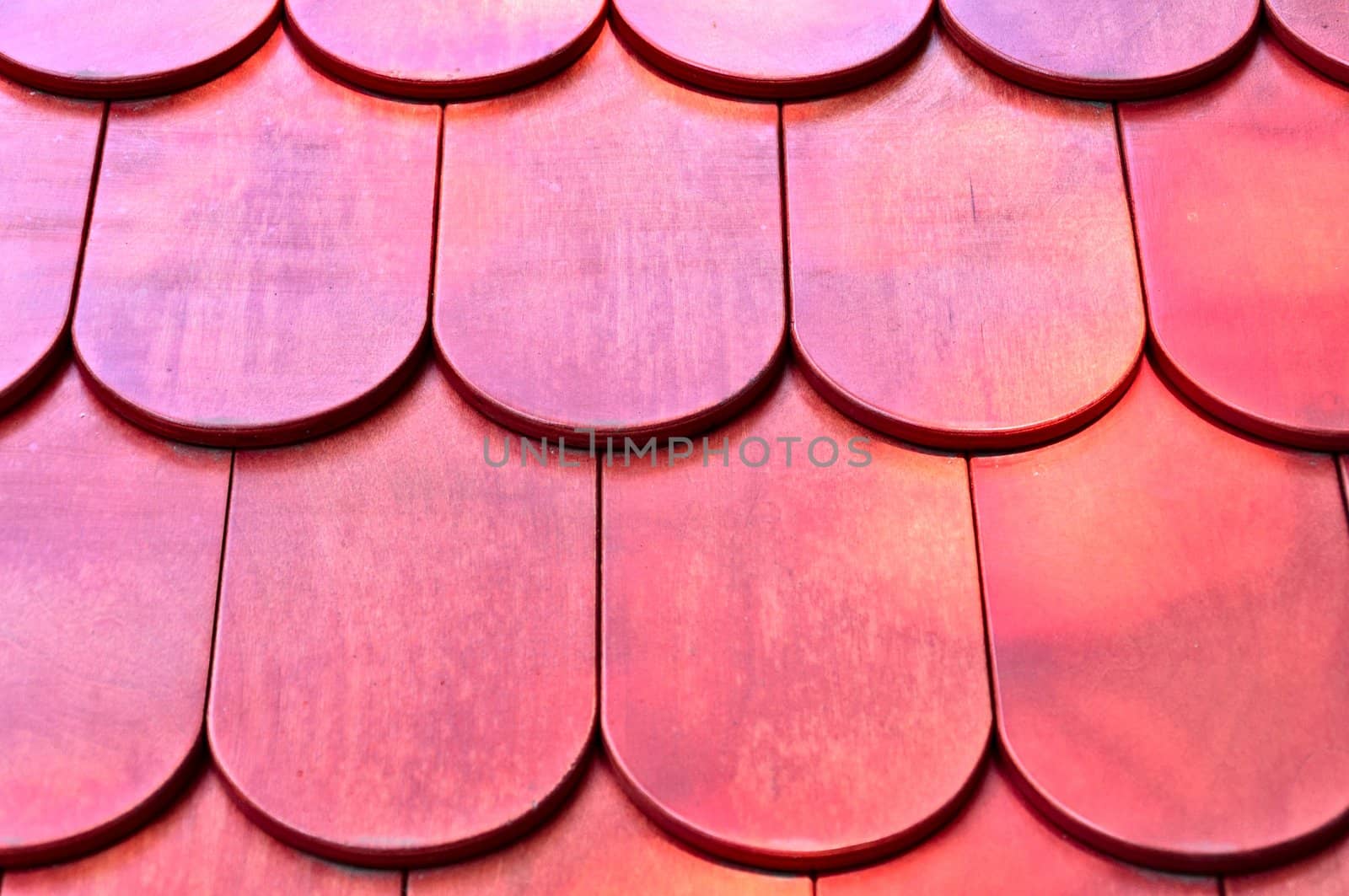 Abstract Background - Red wooden roof texture.
