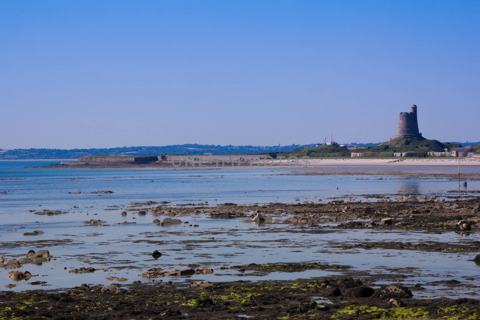 The 17th century defensive Tower in Saint Vaast La Hougue