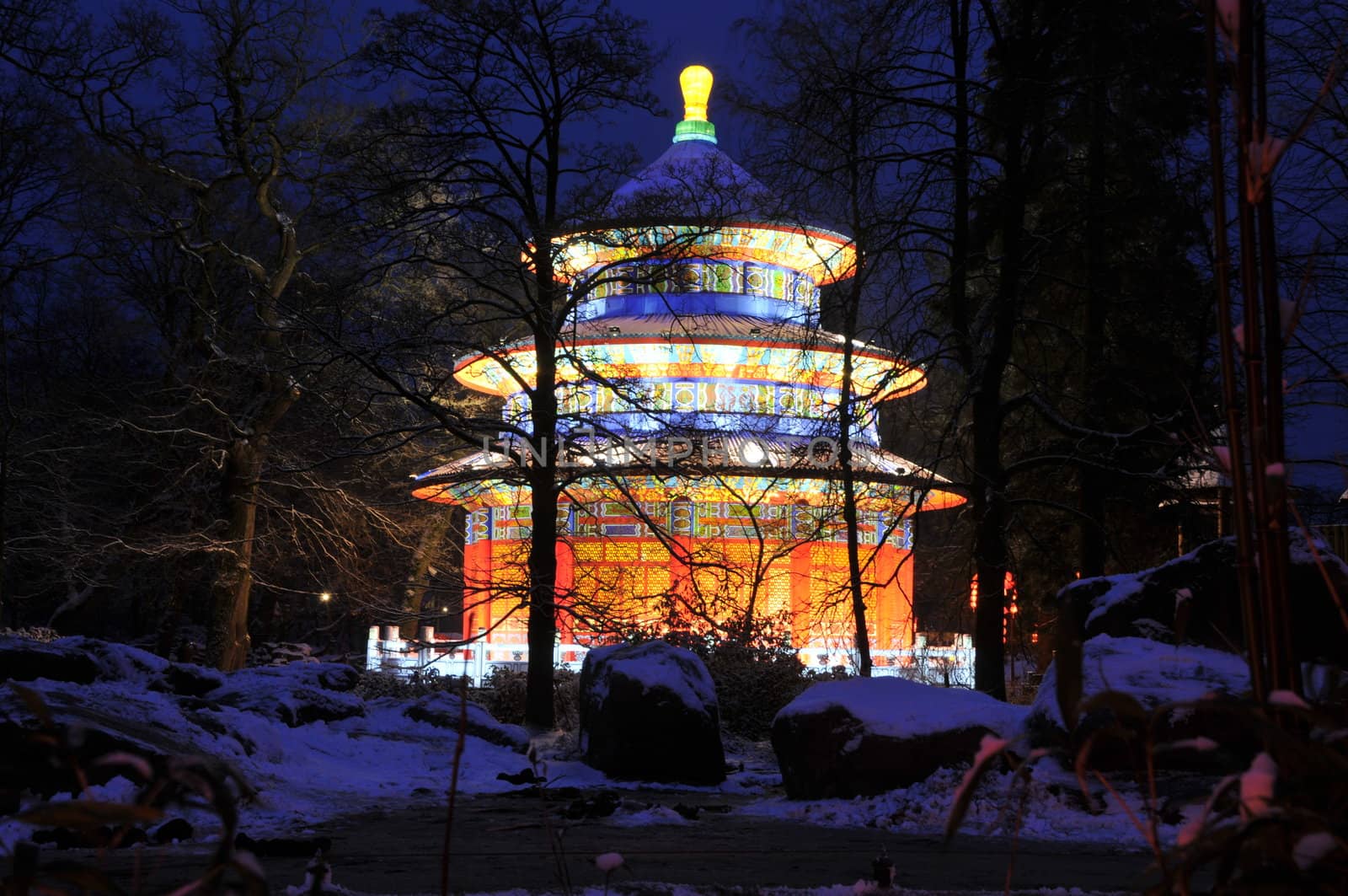 Chinese light festival in Holland Europe