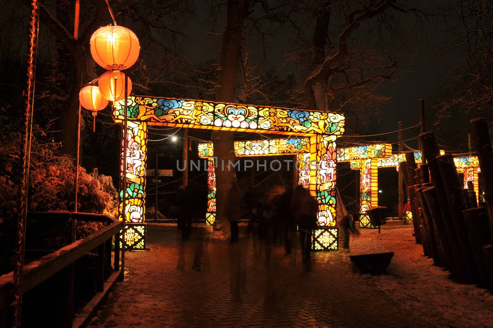 Chinese light festival in Holland Europe