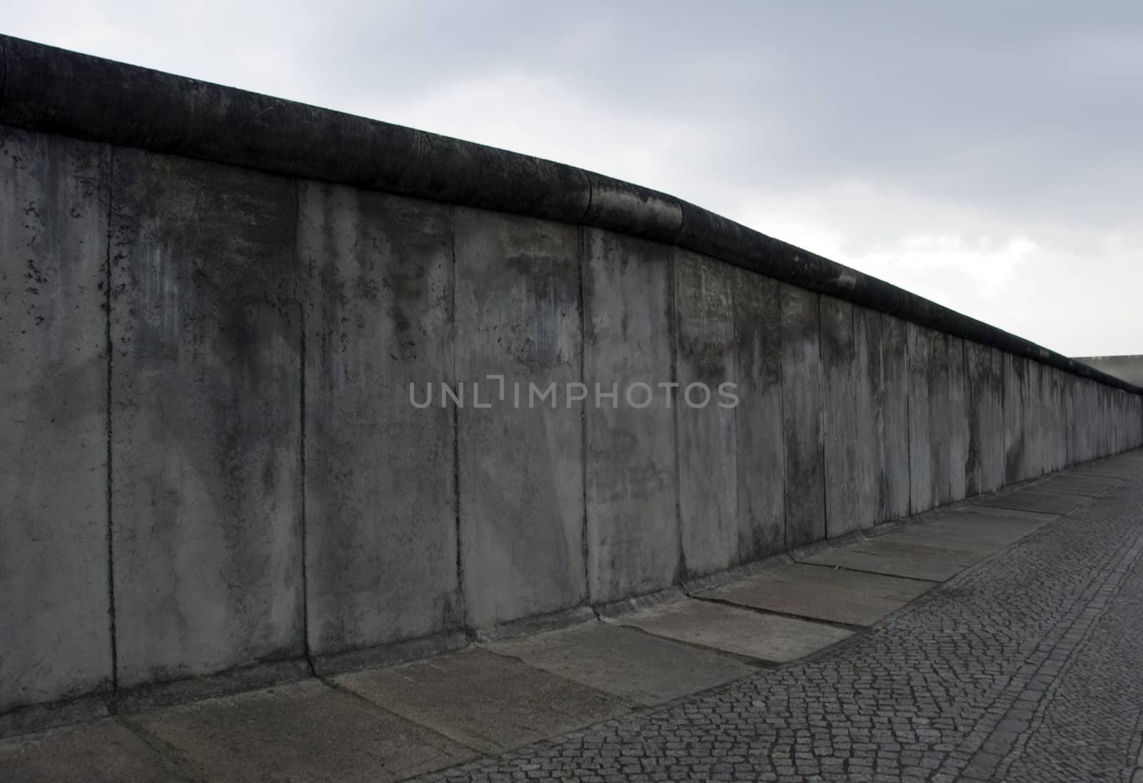 the left pieces of the Berlin wall in Germany the seperation between east and west