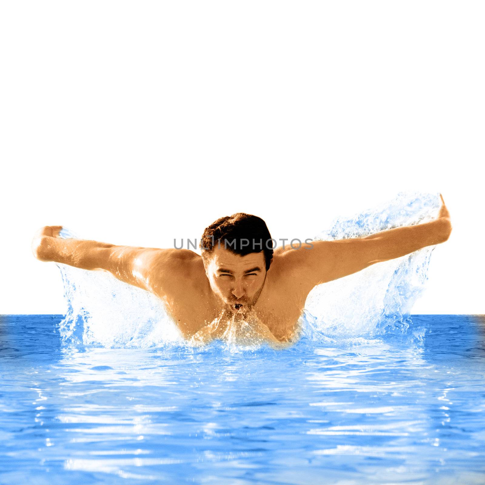 good swimmer by photochecker