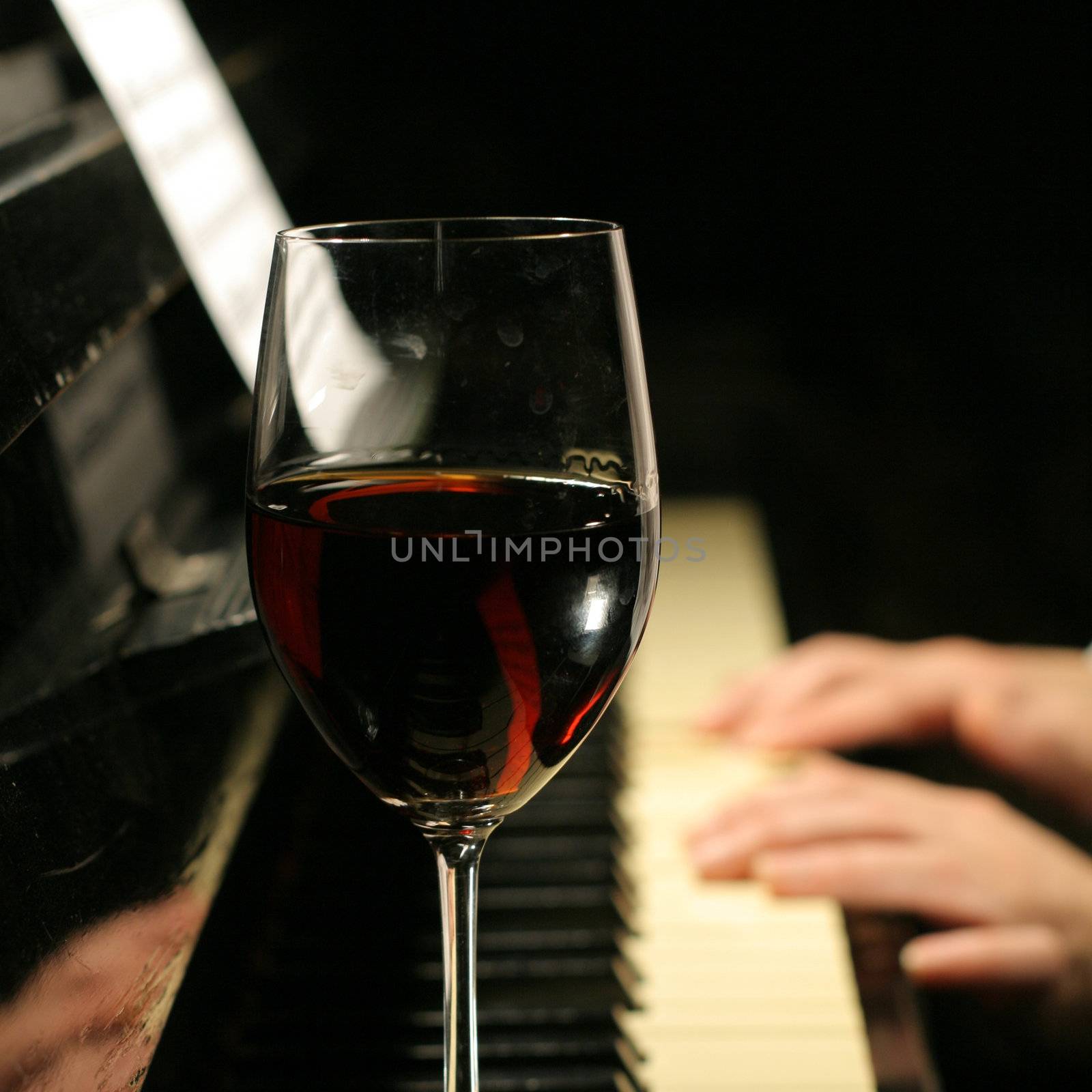 playing piano