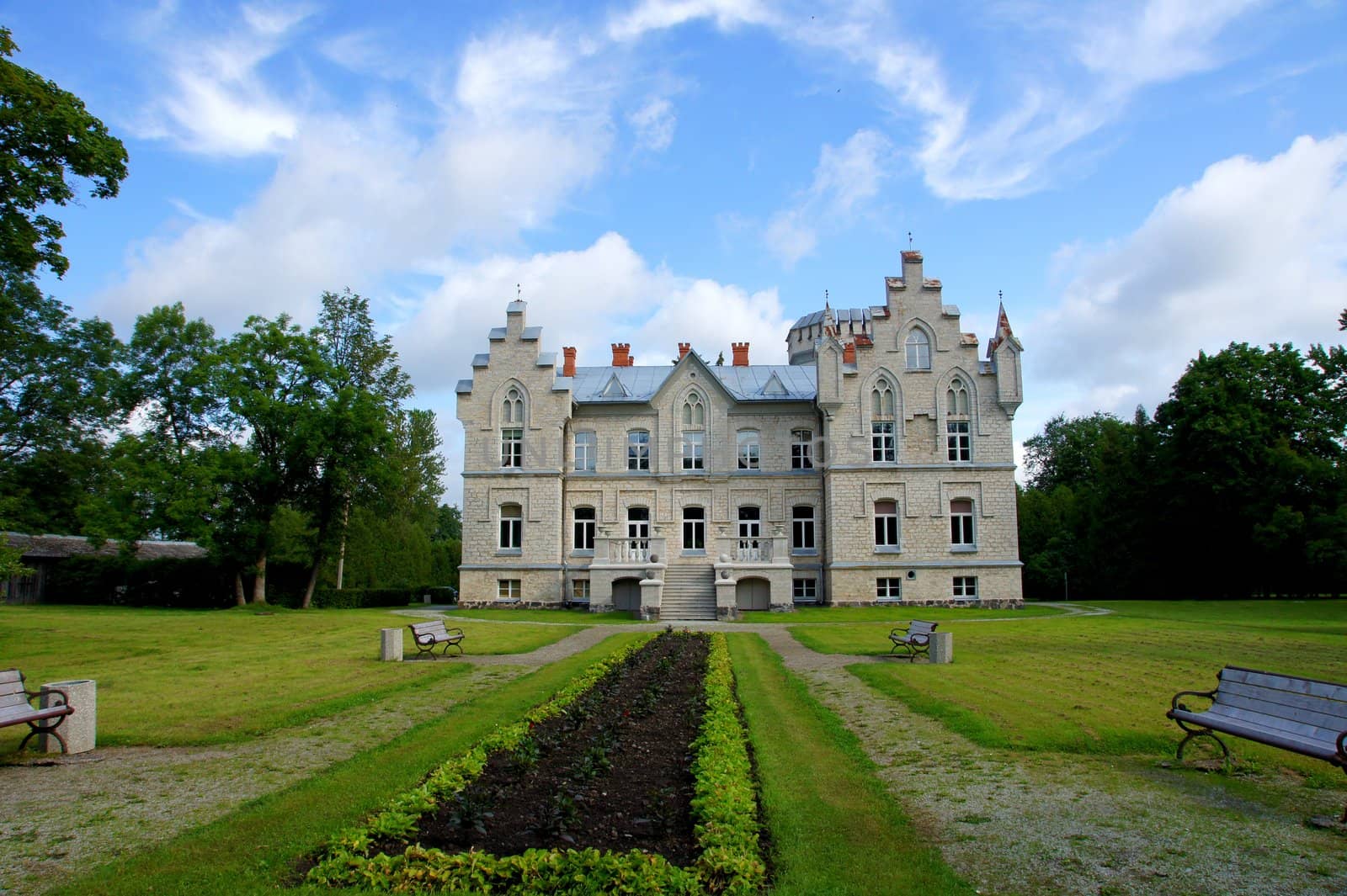 The castle in the central Estonia.. Vasalemma