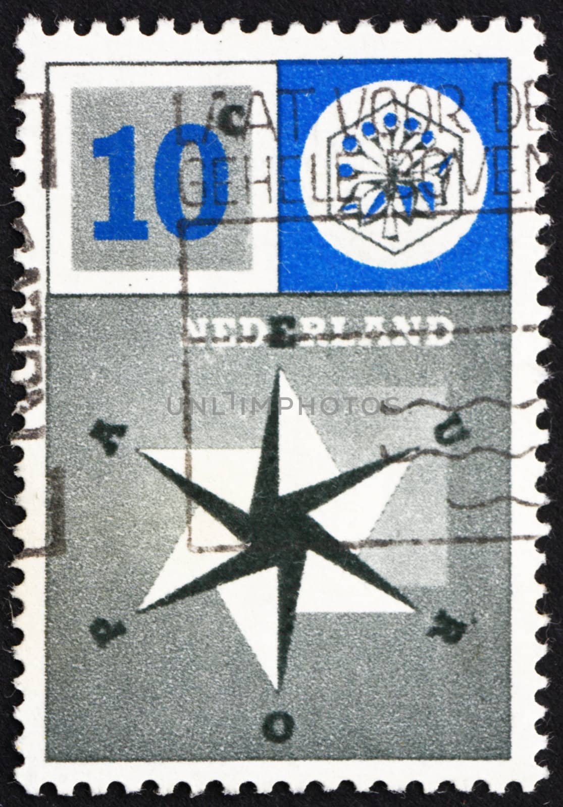 Postage stamp Netherlands 1957 United Europe for Peace and Prosp by Boris15