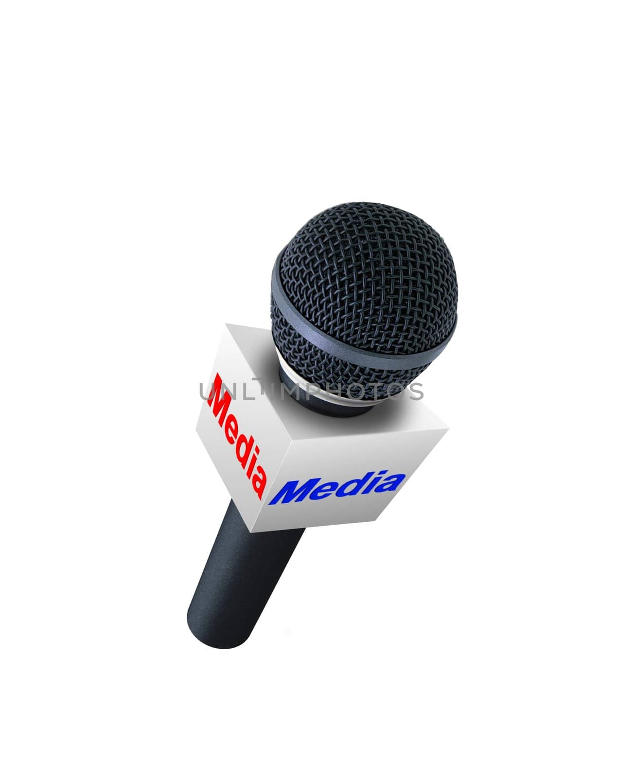 Media reporter microphone