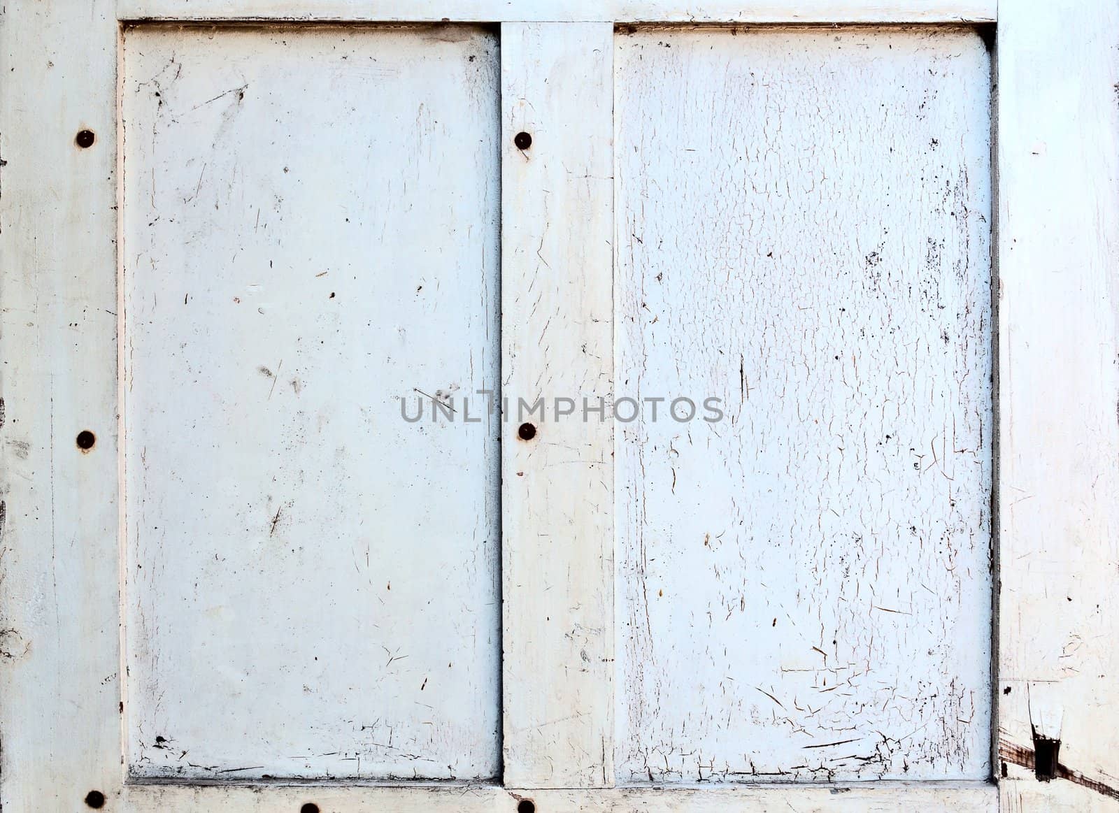 Rustic Background - old painted double frame.