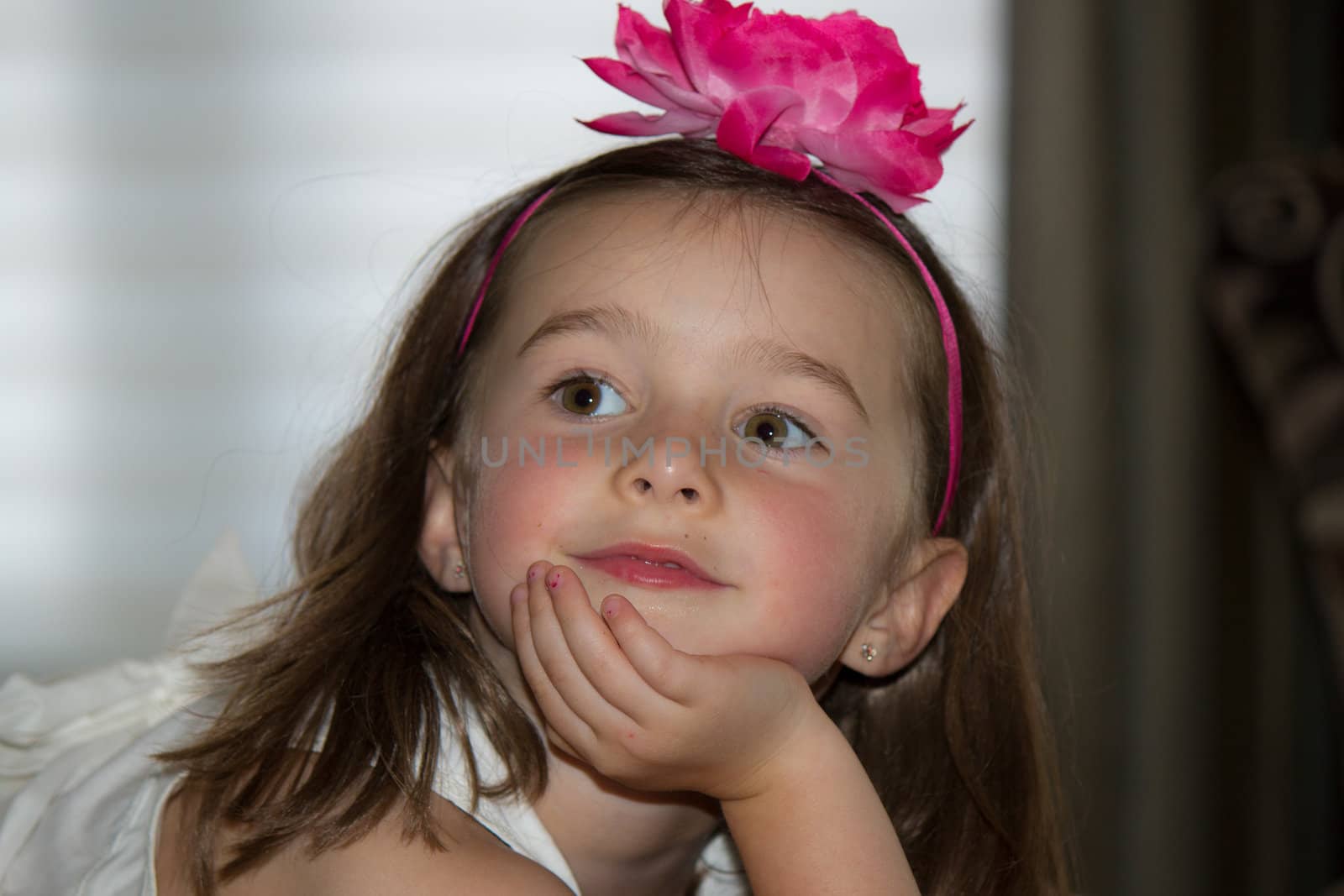 Beautiful, happy child posing