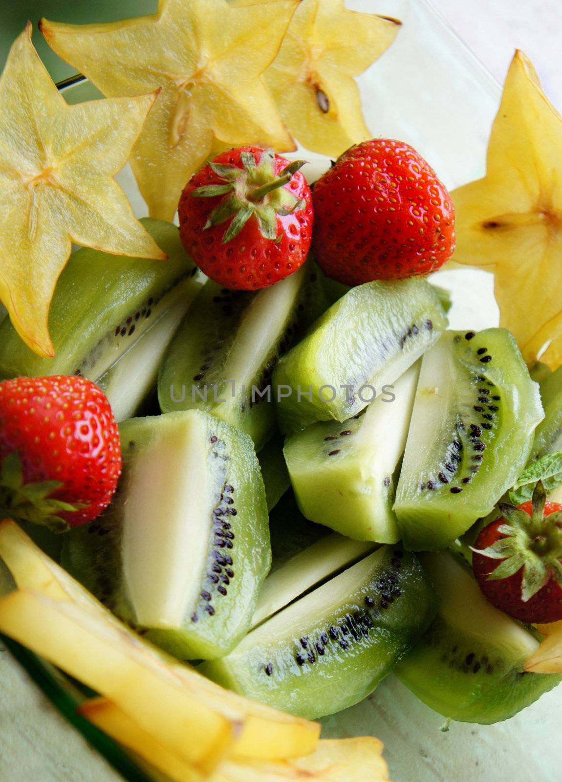 Healthy diet - fruit salad by tanouchka