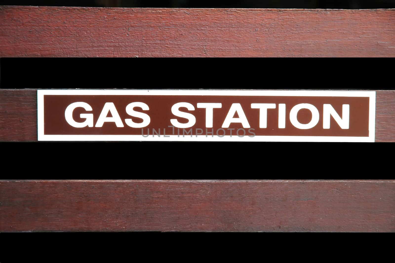 gas station sign