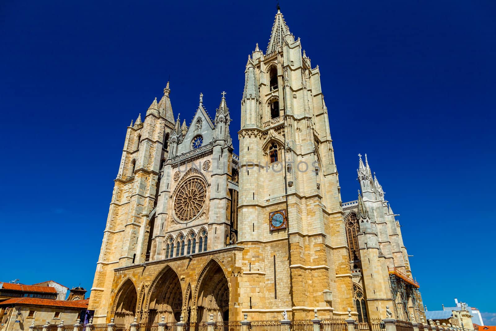 Gothic cathedral of Leon, Castilla Leon, Spain