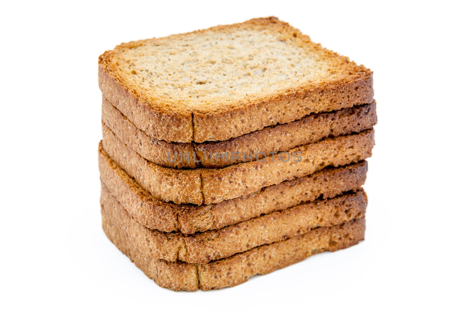 A pile os slices of toast