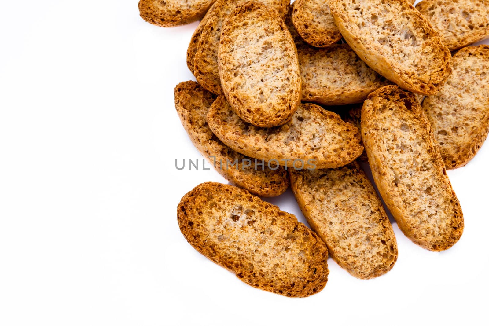 Lots of toasted bread
