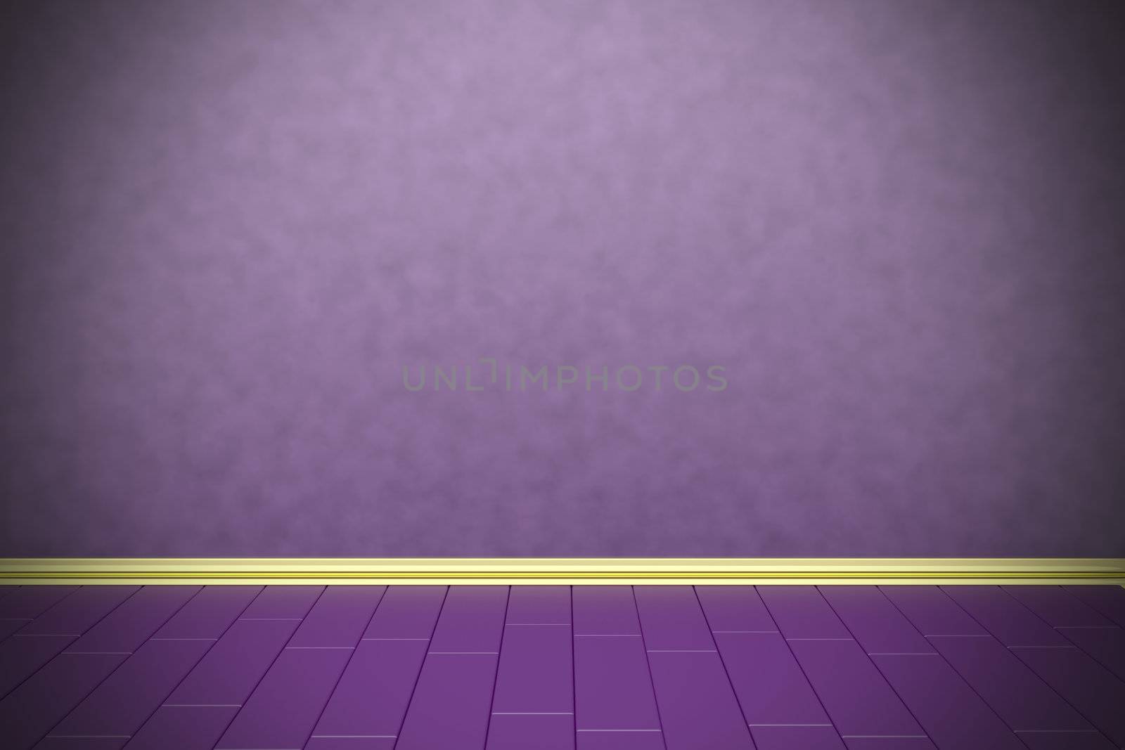 Empty purple wall with vignetting effect