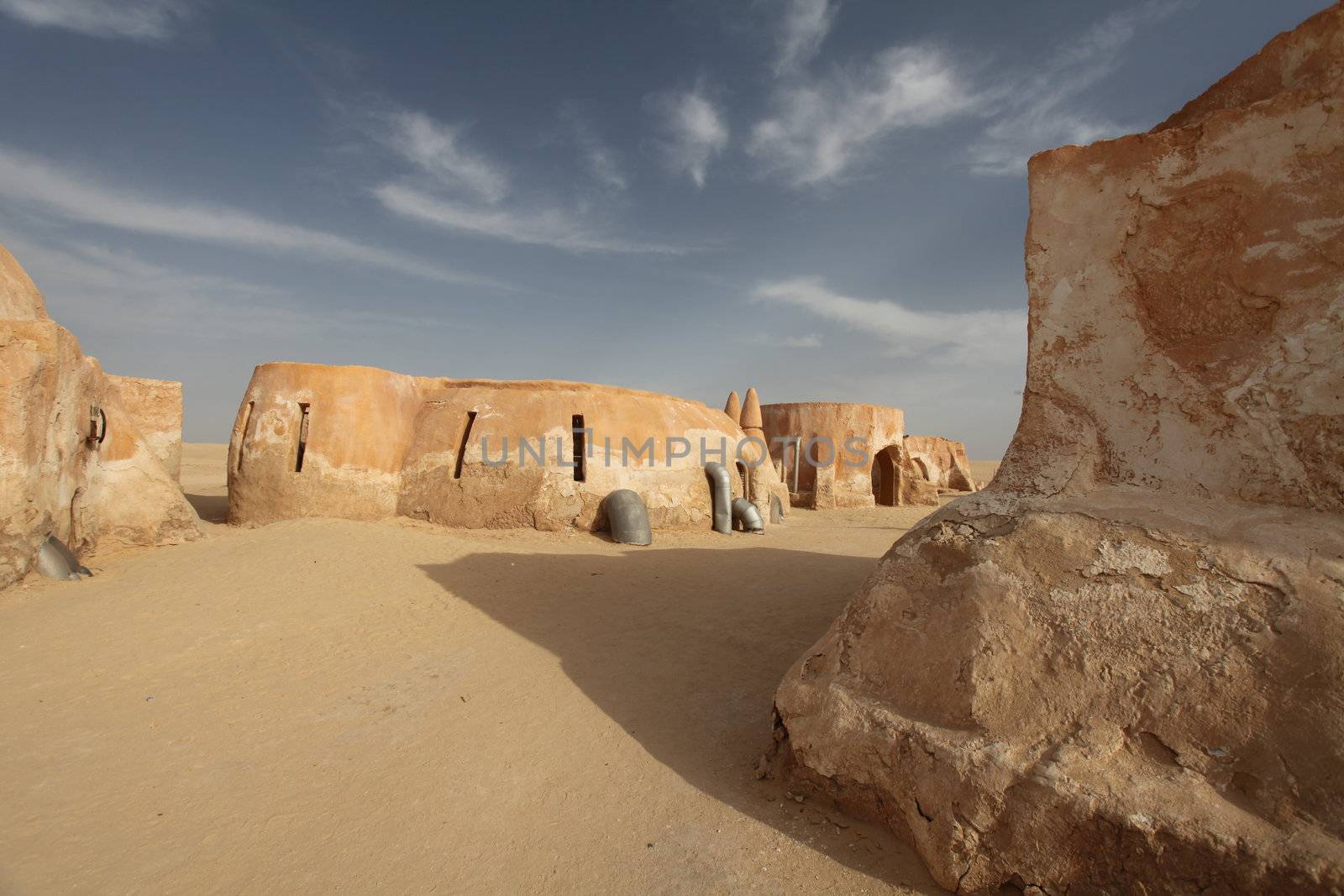 town in the Sahara Desert, Tunisia