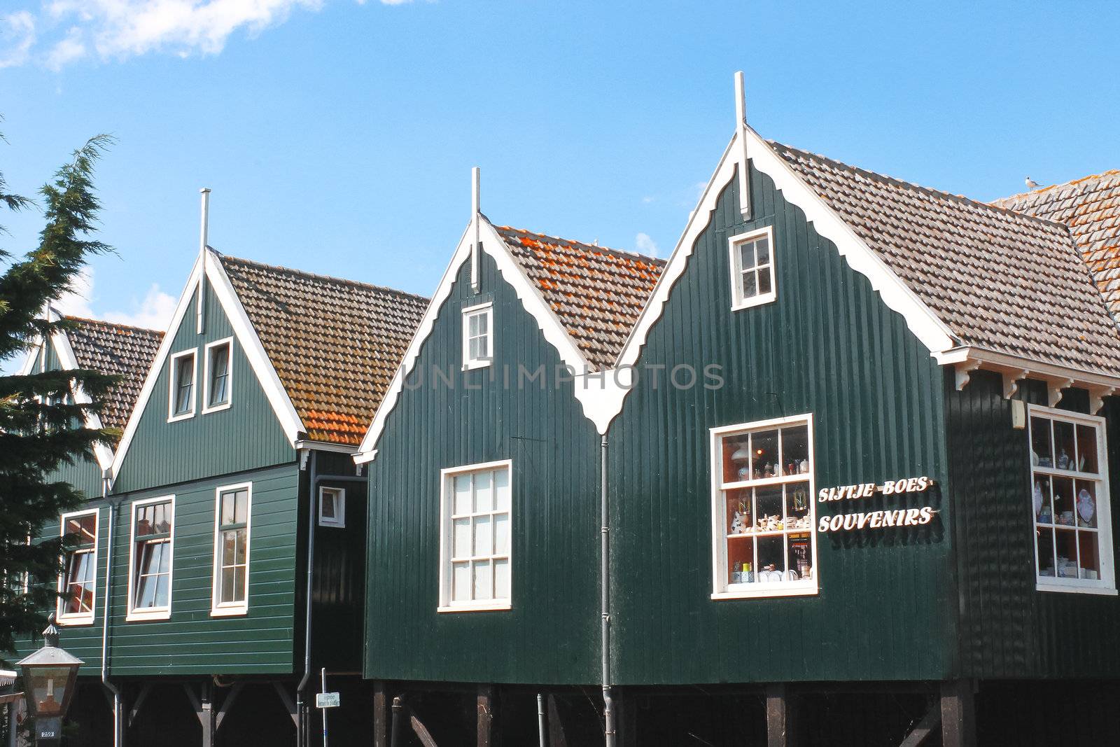 Gift shop on the island of Marken. Netherlands