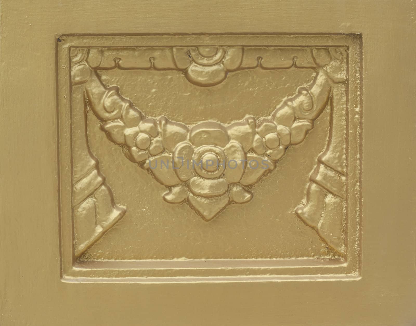 plaster gold, use for decorate the buildings