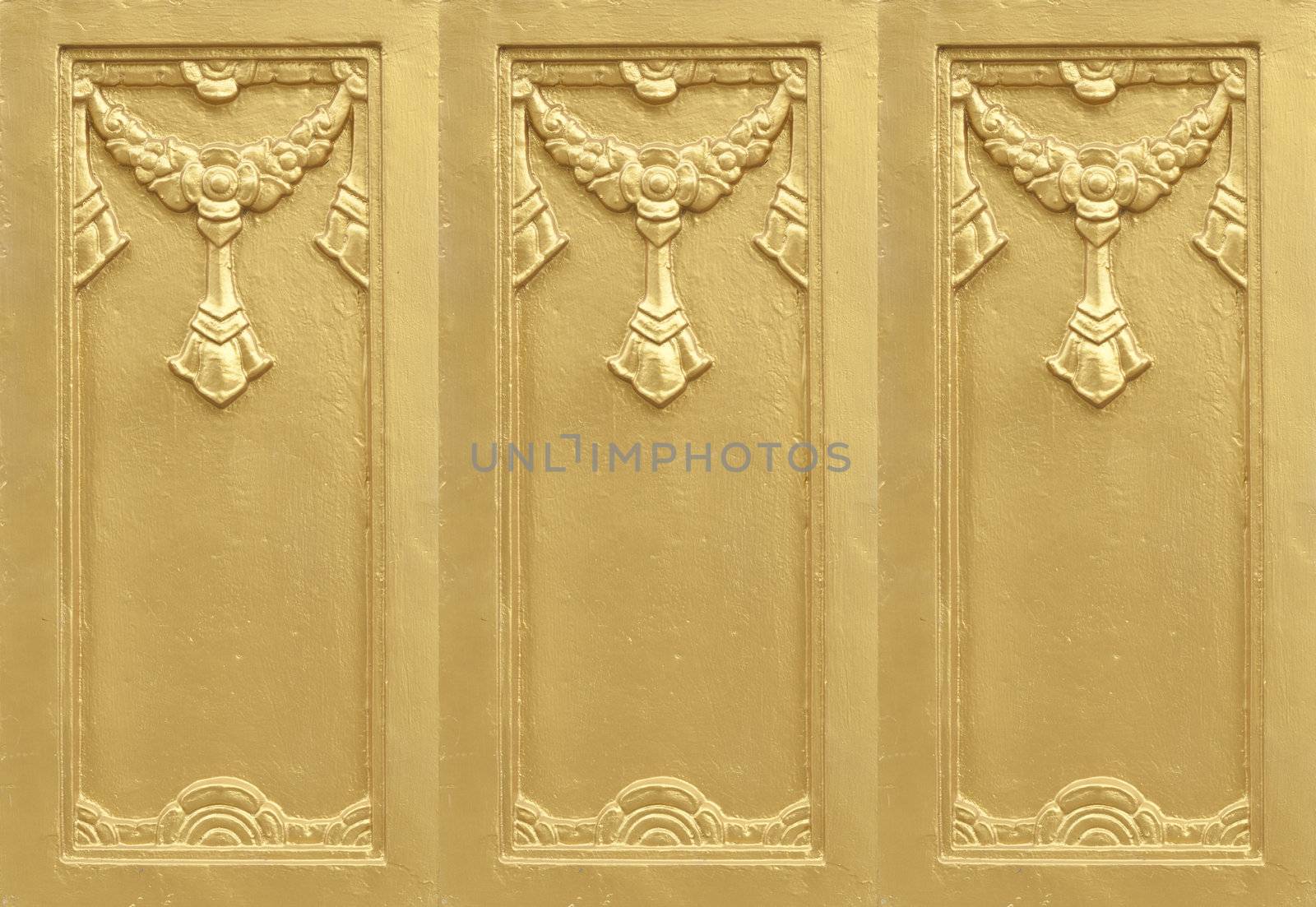 plaster gold, use for decorate the buildings