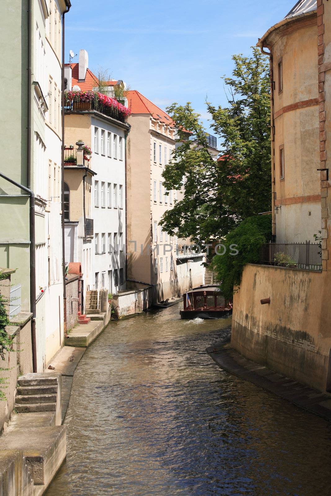 Canal In Prague by kvkirillov