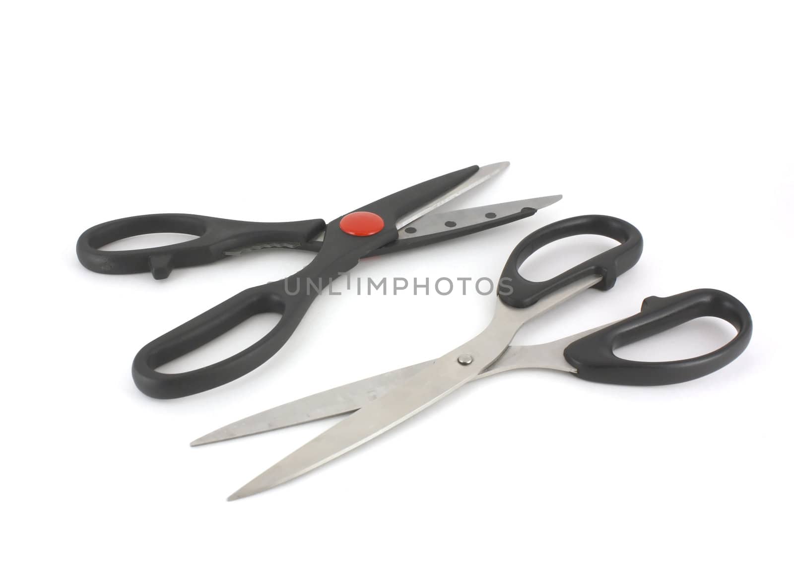 Two kitchen scissors