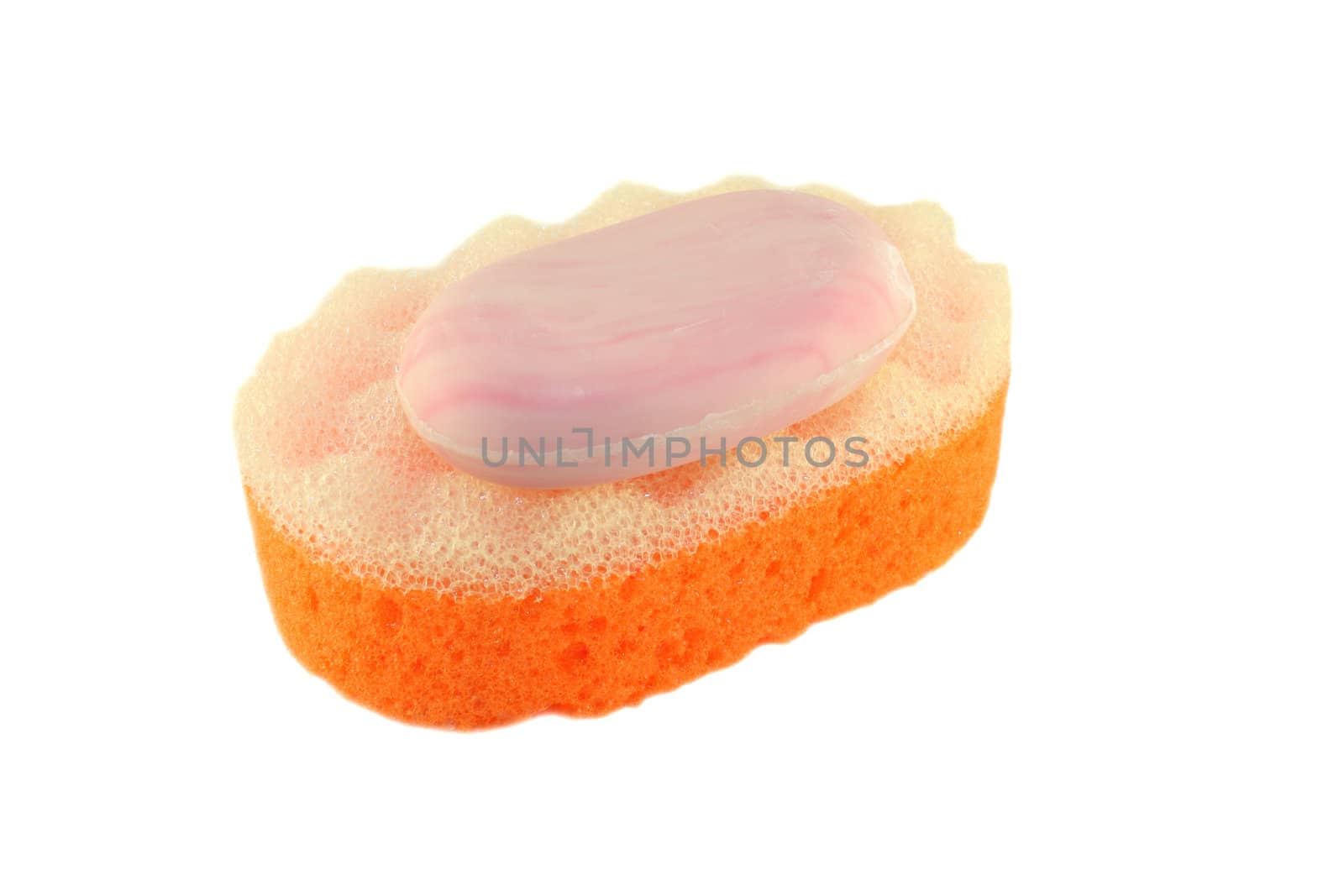 Color sponge and soap
