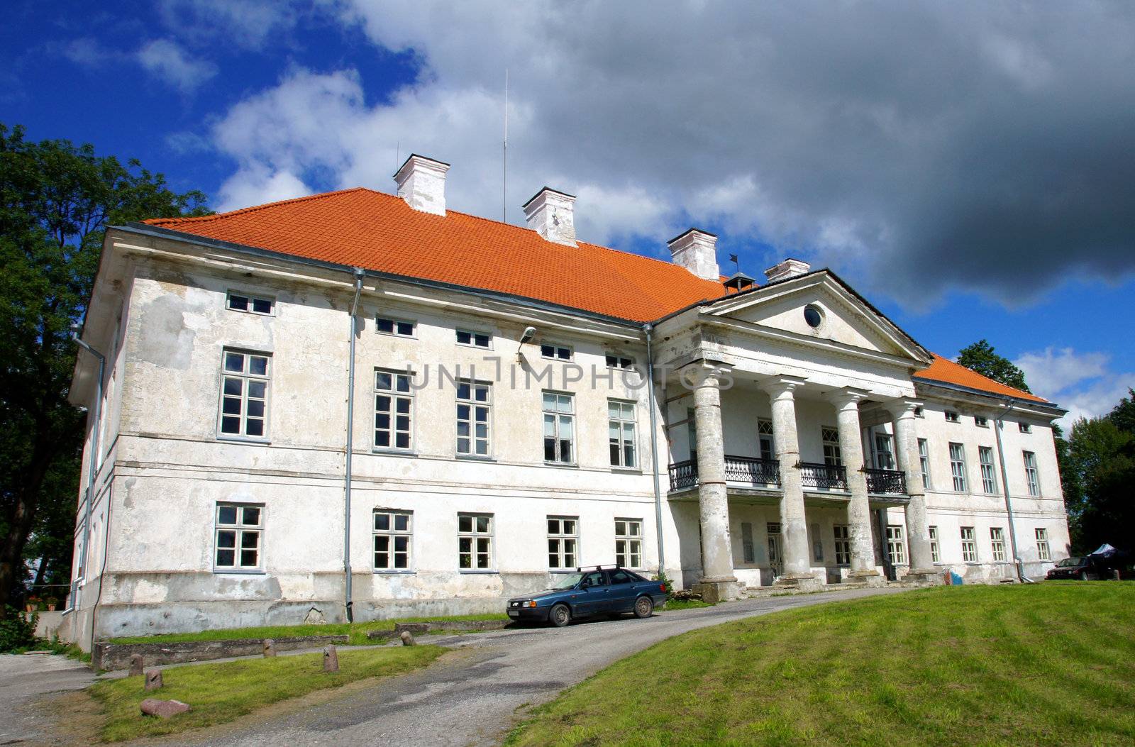 Manor in the west of Estonia. 18 century. Lihula.