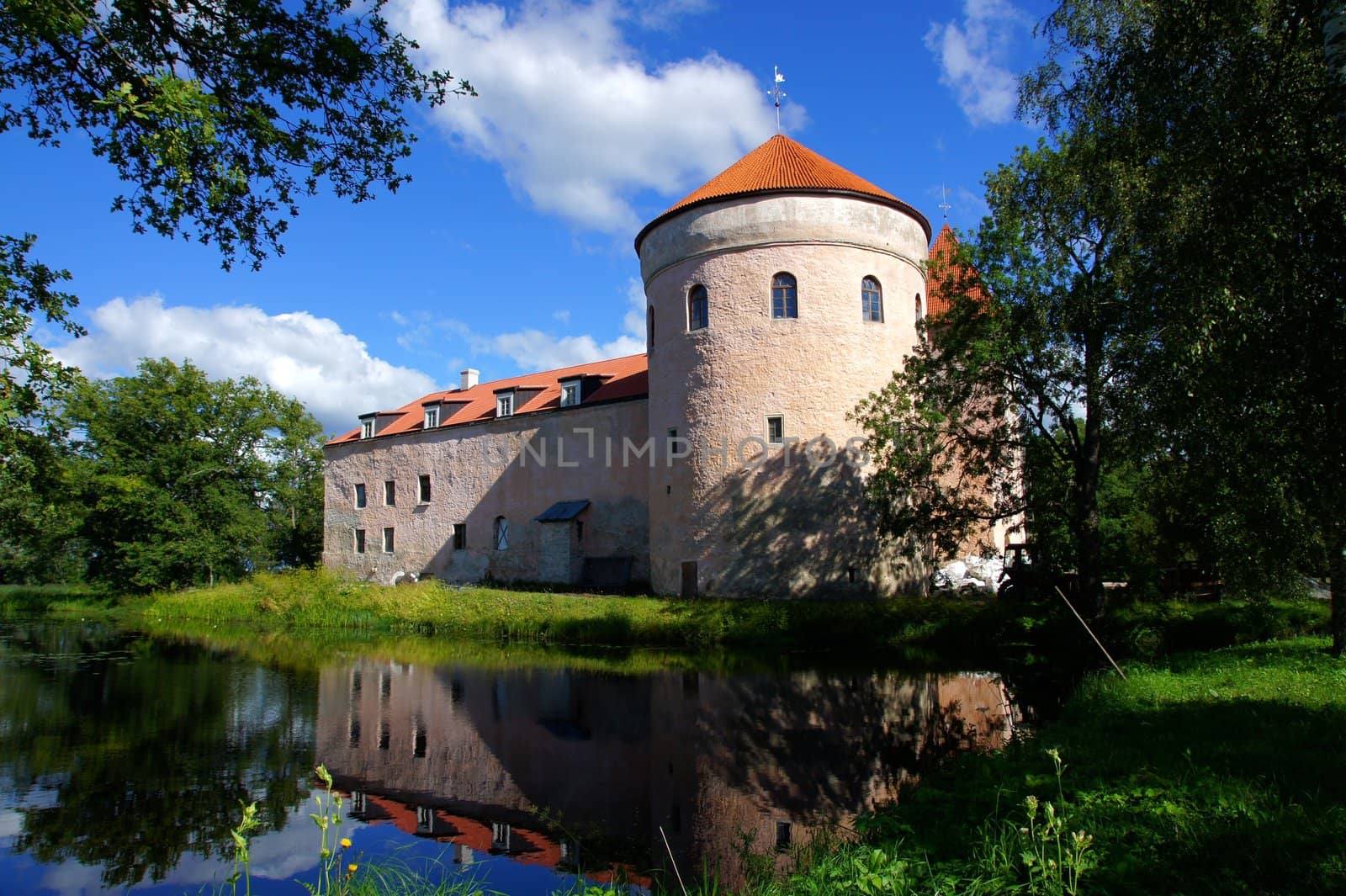 The ancient castle in the east of Estonia. 15 century