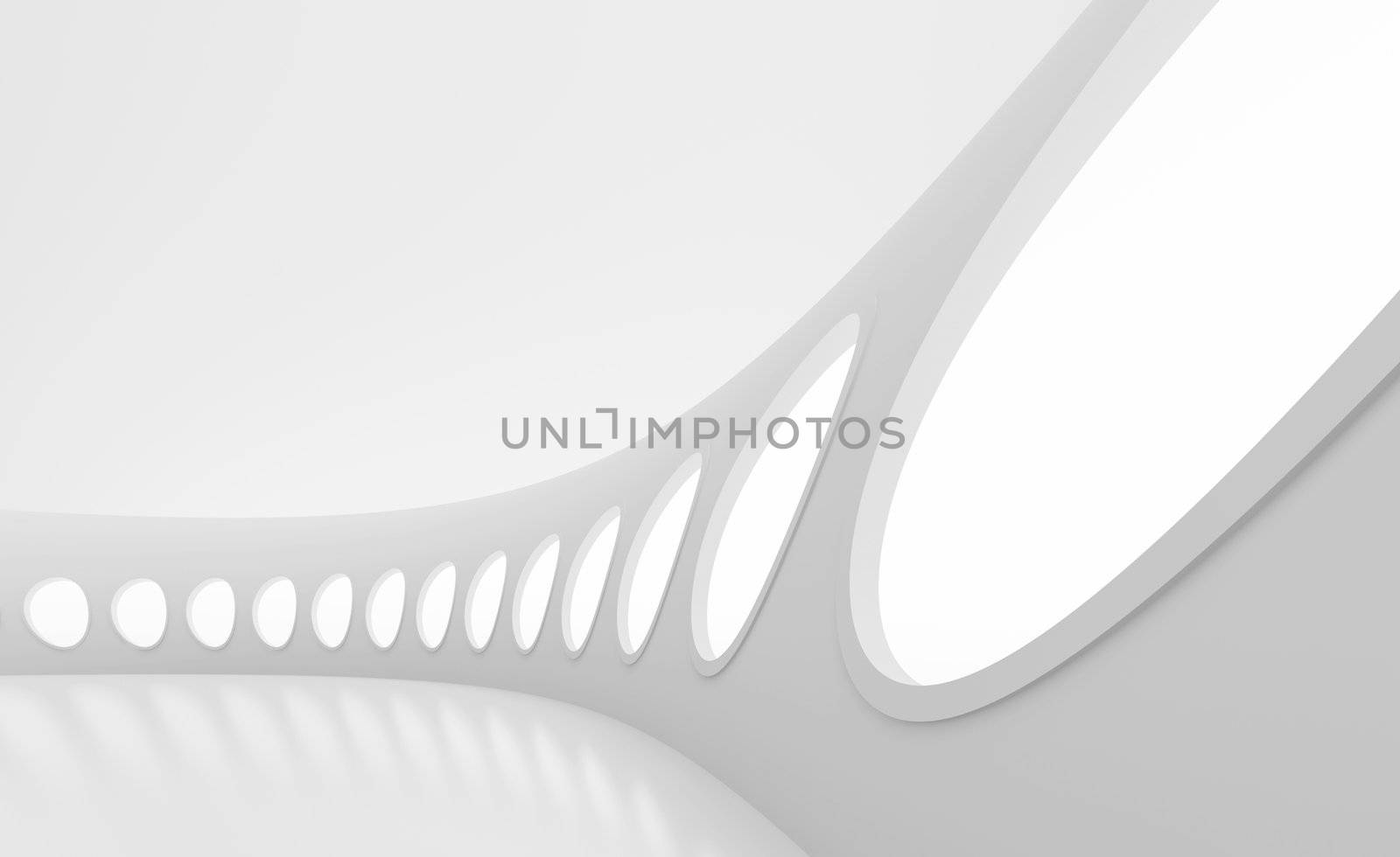 3d Illustration of Modern Interior Background or Wallpapper