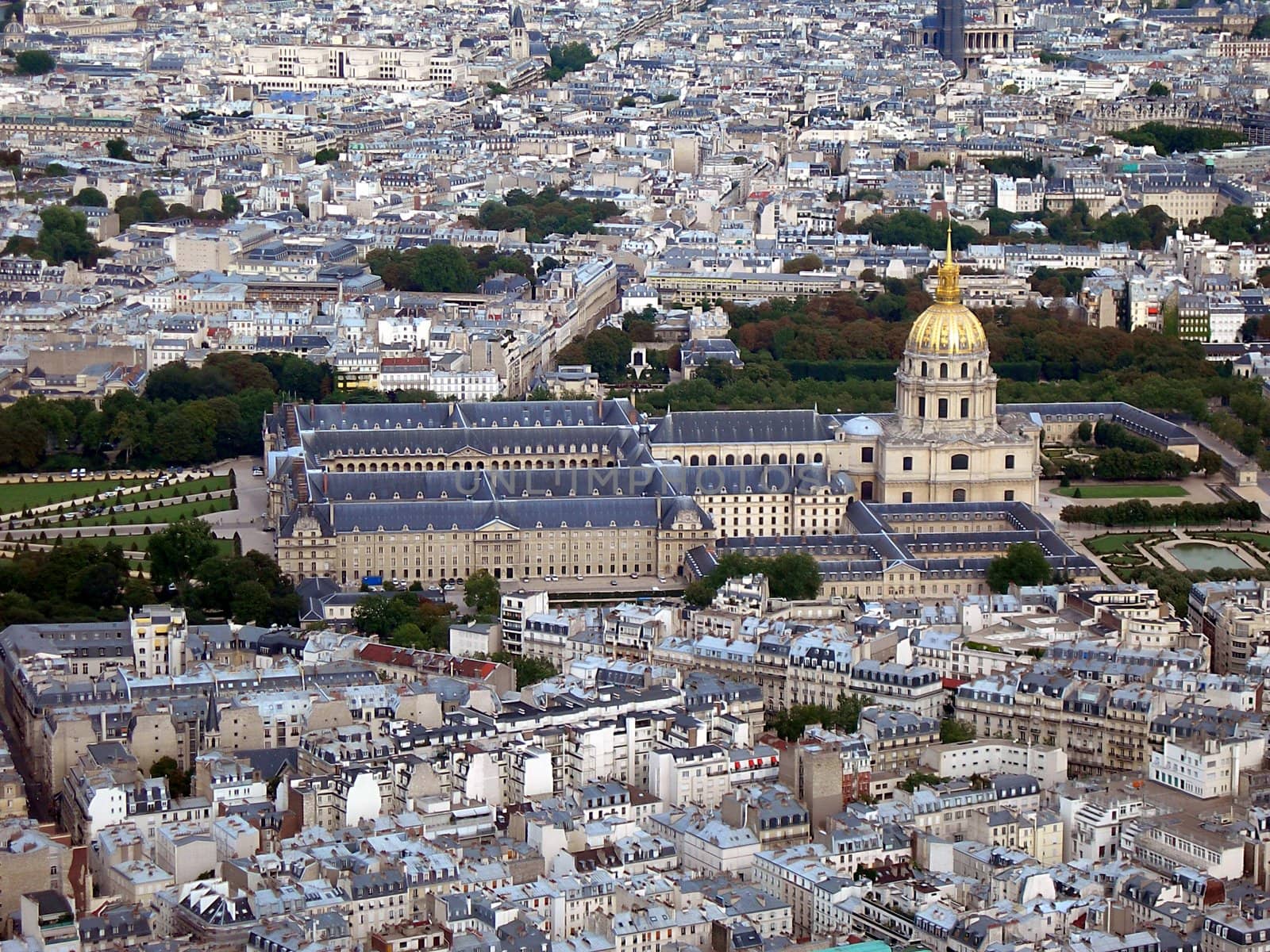 Cityscape of Paris from above by drakodav