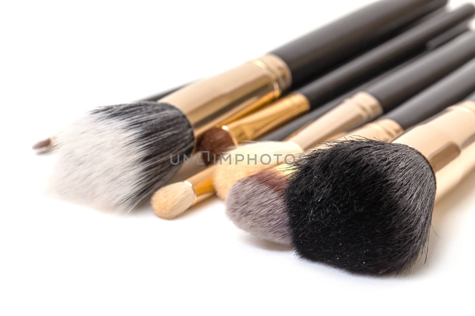 Makeup Brush Set, on white background