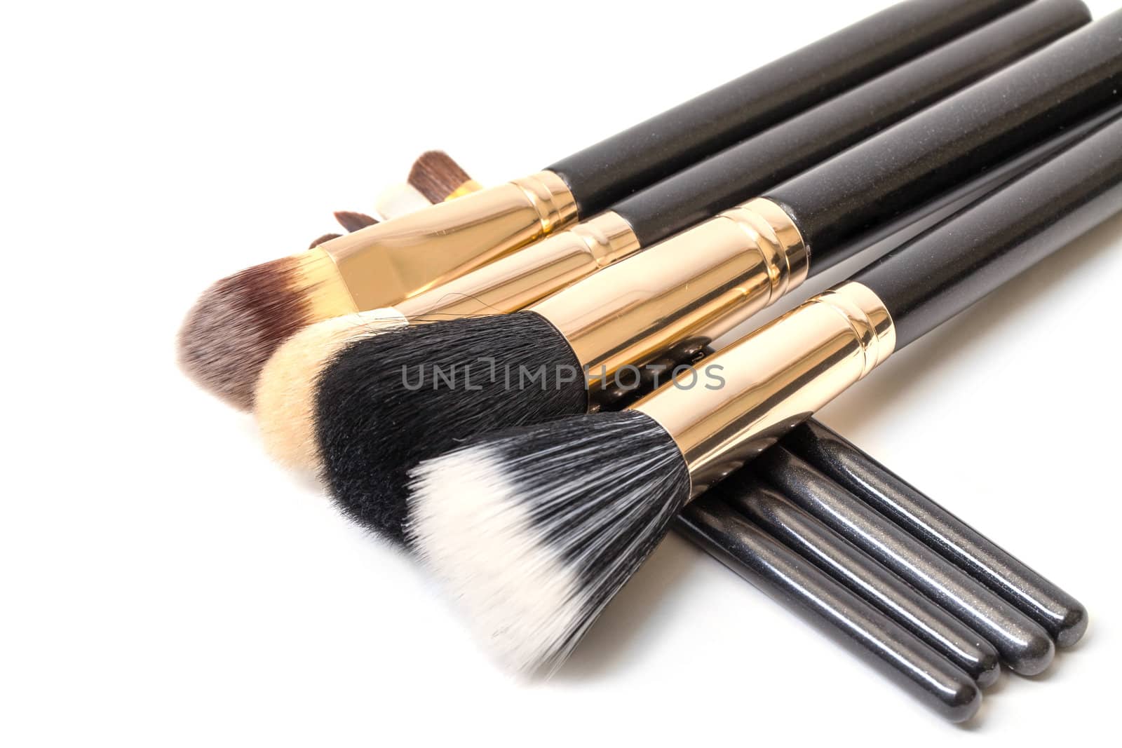 Makeup Brush Set, on white background