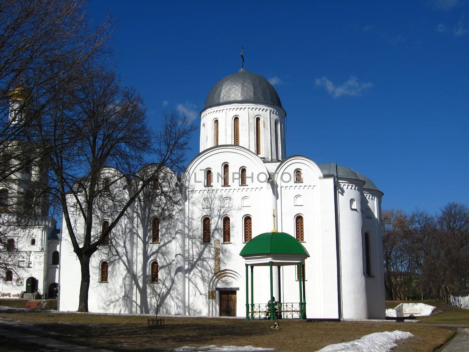 The image of Boriso-Glebsky cathedral in Chernigov