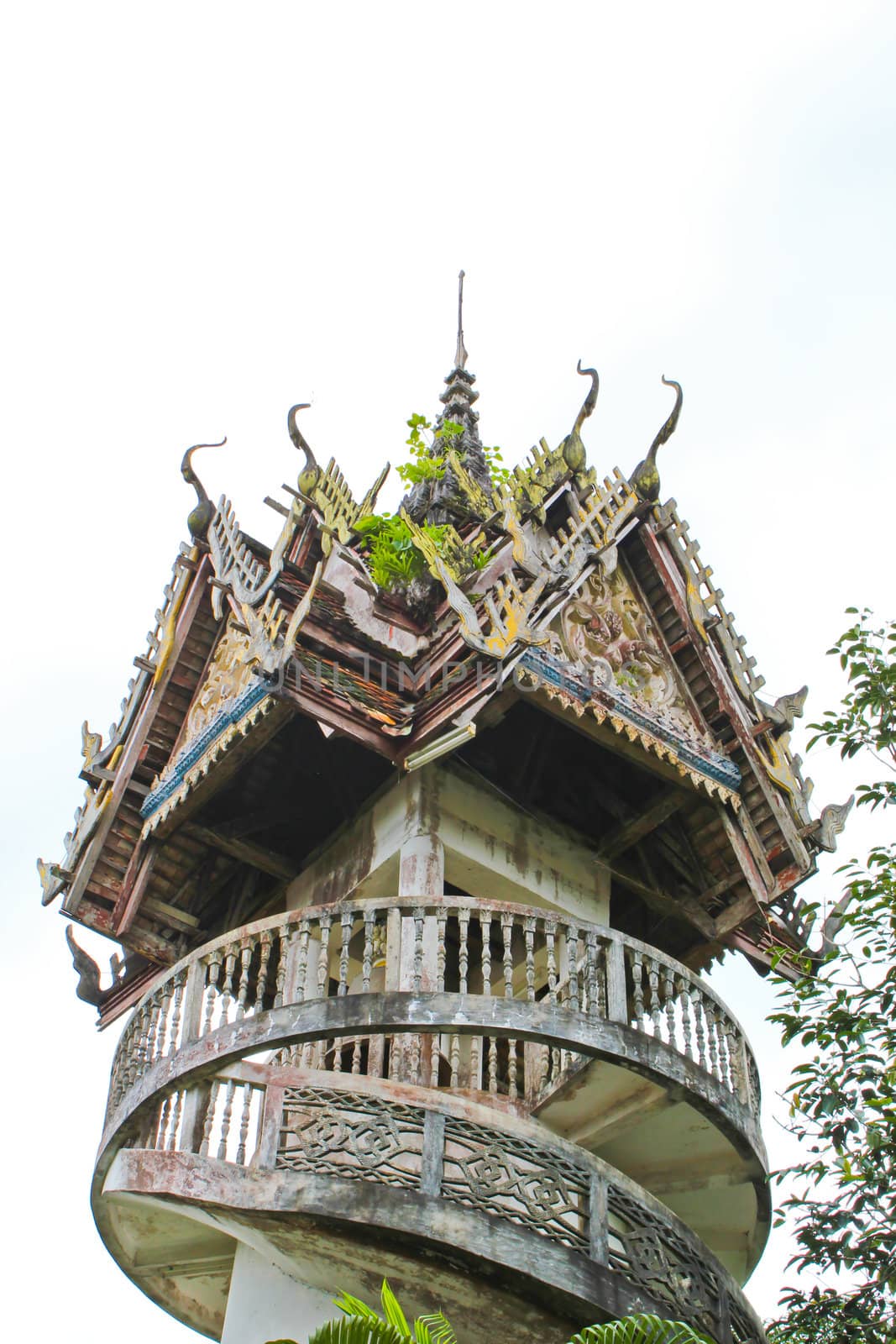 Frightening old belltower has ghost