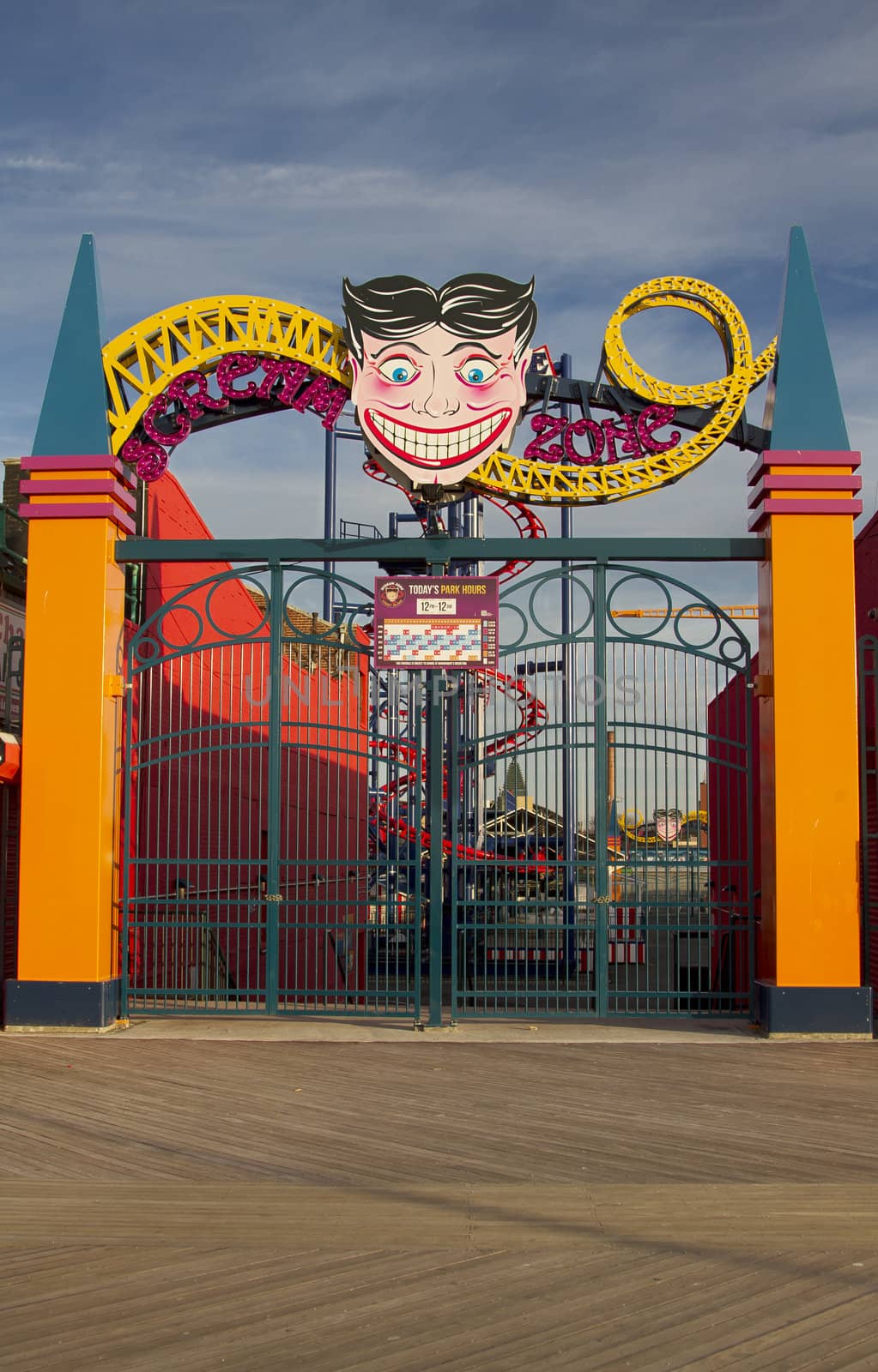 Entrance to the Coney Island amusement park