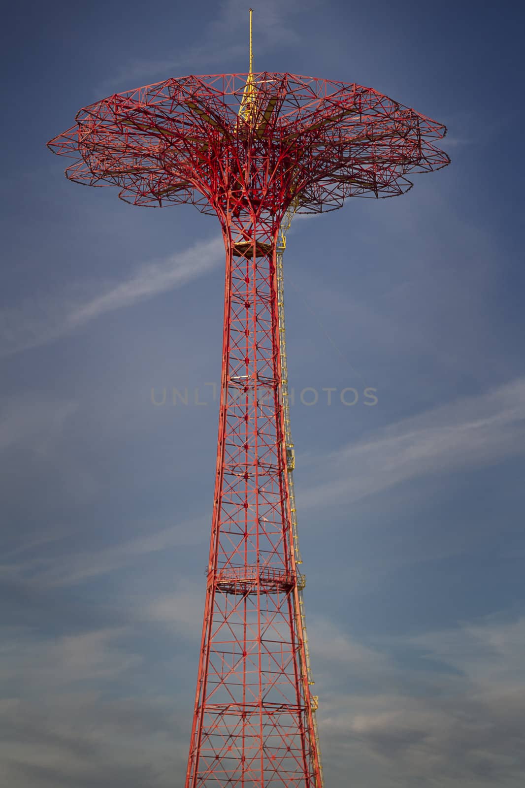 Parachute jump tower at Coney Island