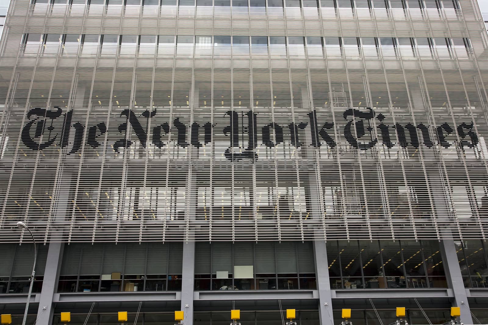 The New York Times offices near the Port Authority in Manhattan, New York.
