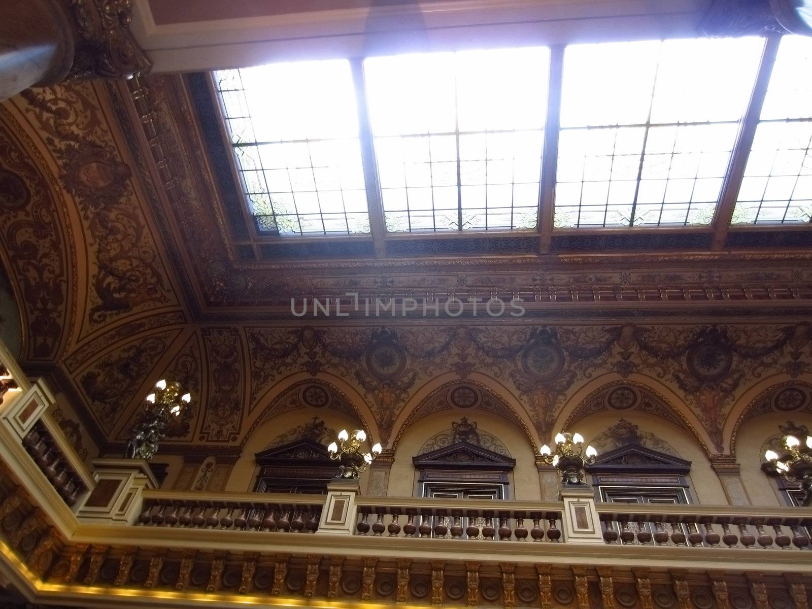 Interior of Casino in Monte Carlo