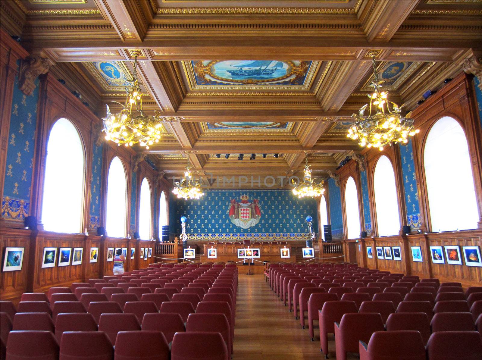 Interior of Casino in Monte Carlo