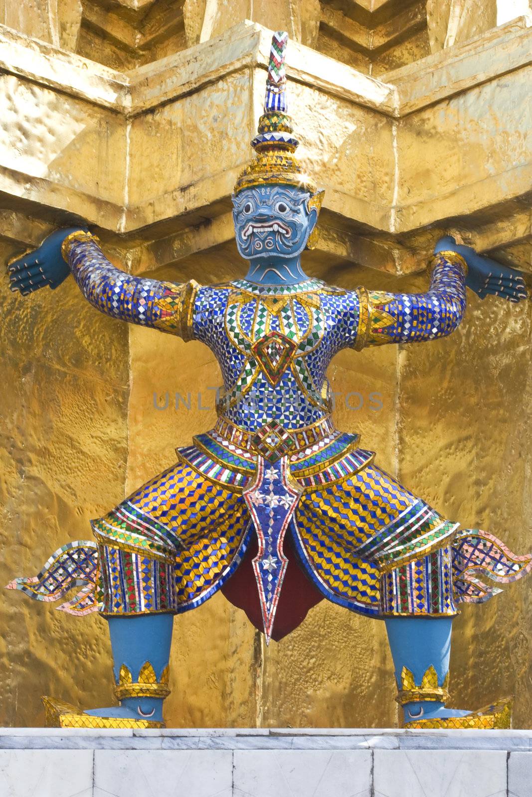 Yaksha Statues at Grand Palace, Thailand