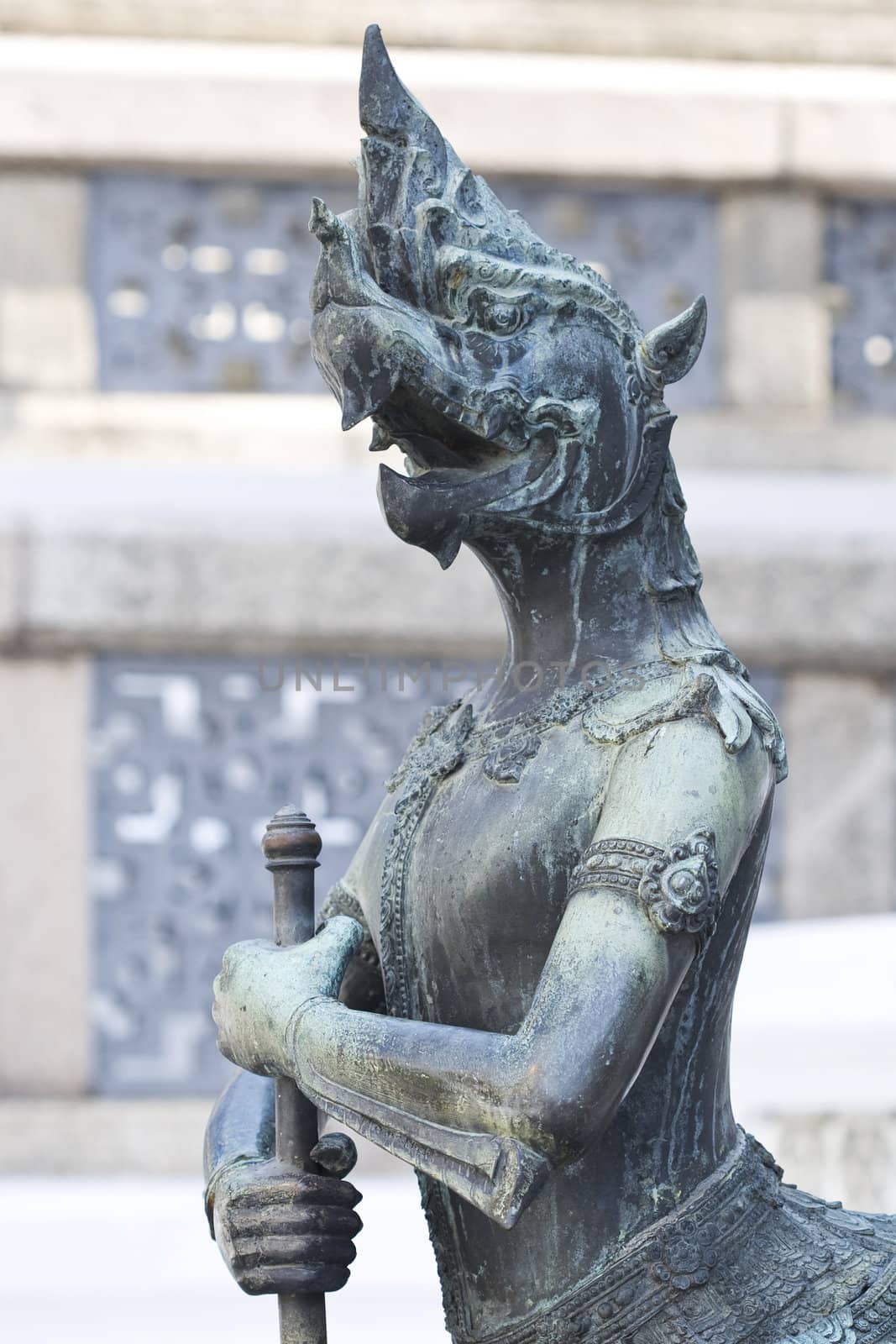 Demon Statue at Grand Palace, Bangkok