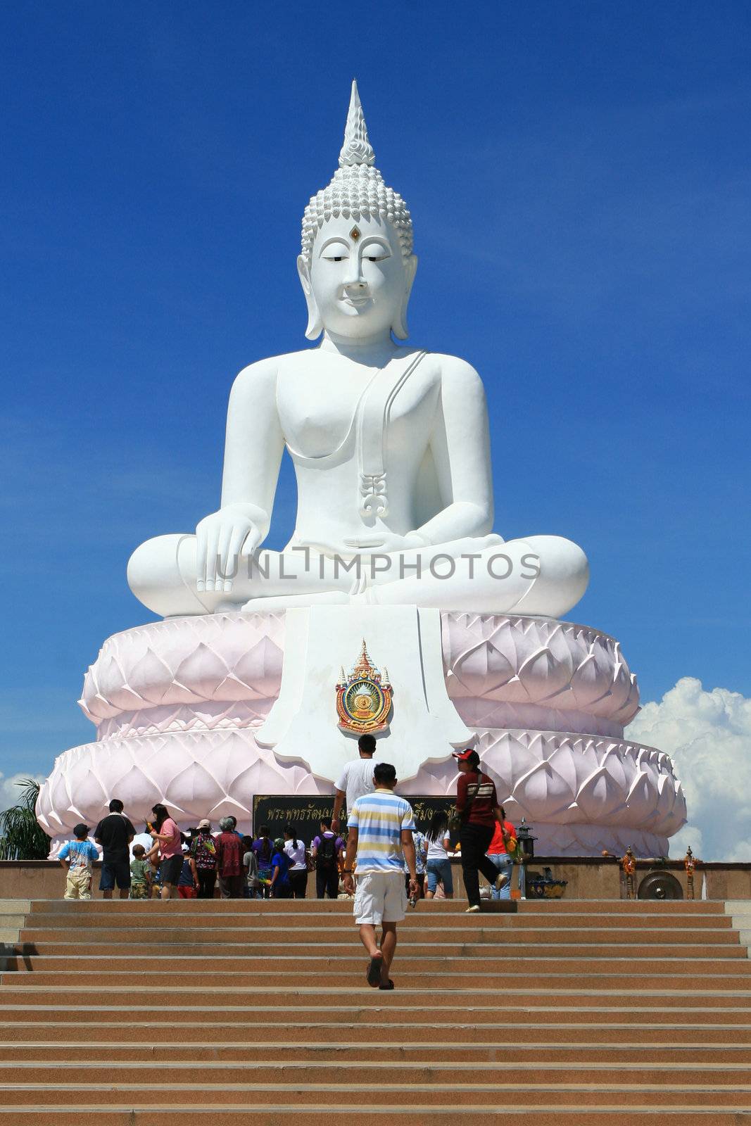 White Buddha Statue